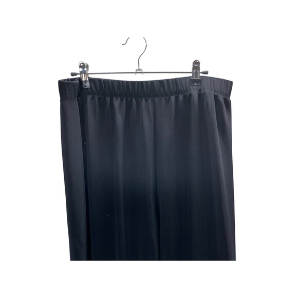 Susan Graver Pants Women's Size Large Petite Black Stretch Pull On Straight Leg - Picture 2 of 6